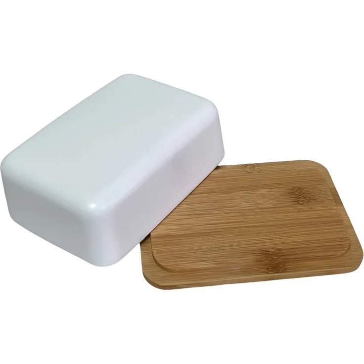 Butterdose Keramik mit Bambusdeckel – Bild 3