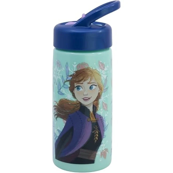 Disney Frozen Kinder Wasserflasche 410 ml für Alltag Schule und unterwegs – Bild 1