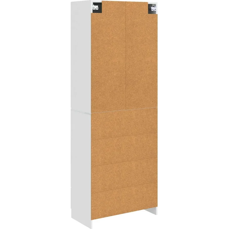 vidaXL Schrankset 2 pcs Hochglanz Weiß 66 x 34,5 x 87 cm Holzwerkstoff 3416965 – Bild 6
