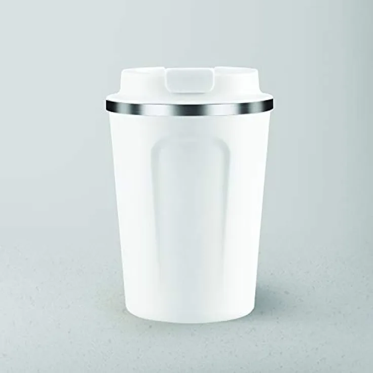 Asobu - Cafe Compact White - Thermal mug 380 ml