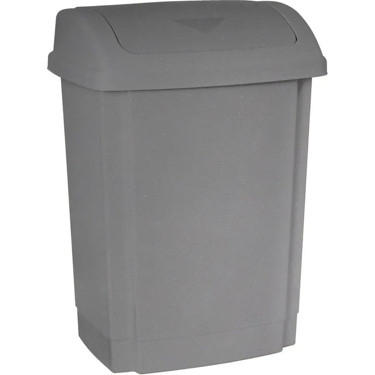 Plast Team Swing Mülleimer 15l 1346 Silber