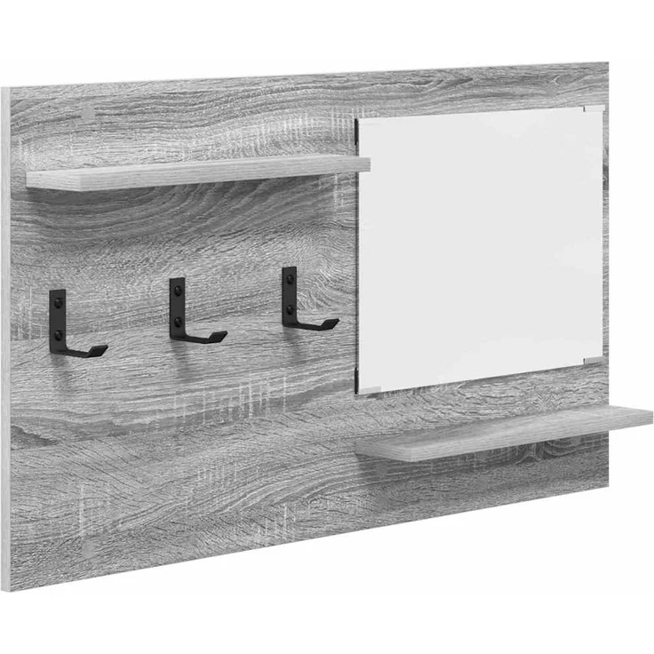 vidaXL Wandmontierter nachttisch Graues Sonoma 90 x 10 x 50 cm 874520 – Bild 2