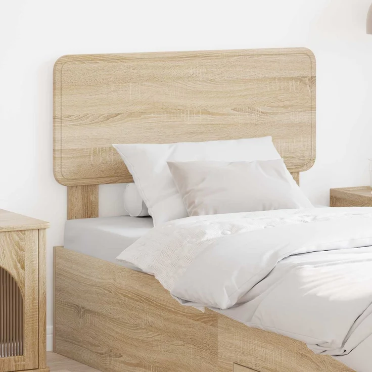 vidaXL Kopfteil Sonoma-Eiche Holzwerkstoff 90 x 93 x 3 cm Braun (Art-Nr 888586) – Bild 1