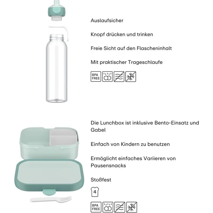 Mepal CAMPUS Pausenset 2-teilig Cool Pink (2025) – Bild 3