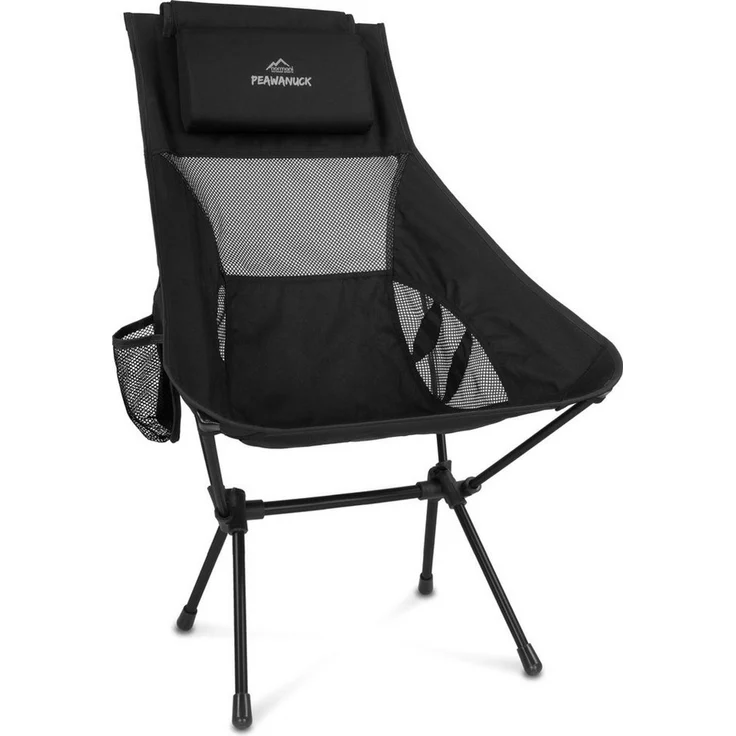 normani Campingstuhl Ultraleichter Campingstuhl Peawanuck, Outdoorstuhl Hochlehner Faltstuhl Strandstuhl Anglerstuhl