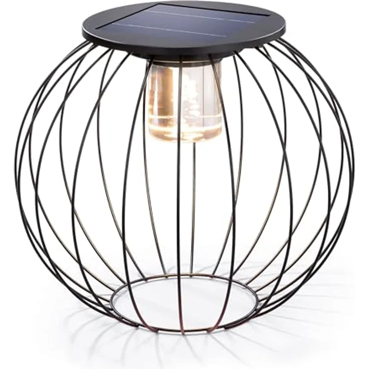 Esotec Exquisite Design Solarleuchte - 36 LED, max. 300 lm, warmweiß 3000 K, Acrylglas, wetterfest für Garten Deko Außen, 102744 – Bild 1