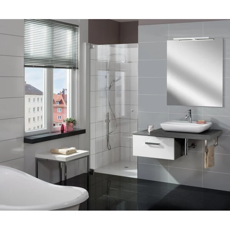 Fackelmann Waschtischhalter Chrom – Bild 2