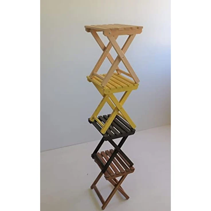 Aranaz Hocker, Buchenholz, 33 x 25 x 36 cm – Bild 5