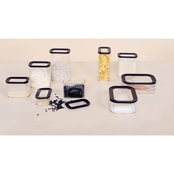 Mepal MODULA Aufschnittdose 3-teilig je 550 ml schwarz – Bild 2