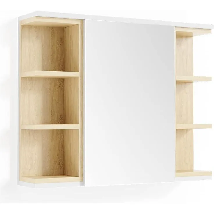 Badspiegelschrank Aquis Weiß 79.6 x 64 cm Vicco