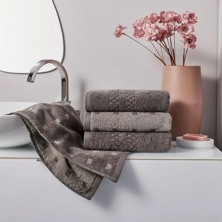 OTTO home Handtuch Regona, Handtücher 50x100cm, flauschig und weich, 500gr/m², Frottier (Set, 4-St), Premium Handtücher mit Bordüre, Set, 100% Baumwolle, 5 Jahre Garantie – Bild 2
