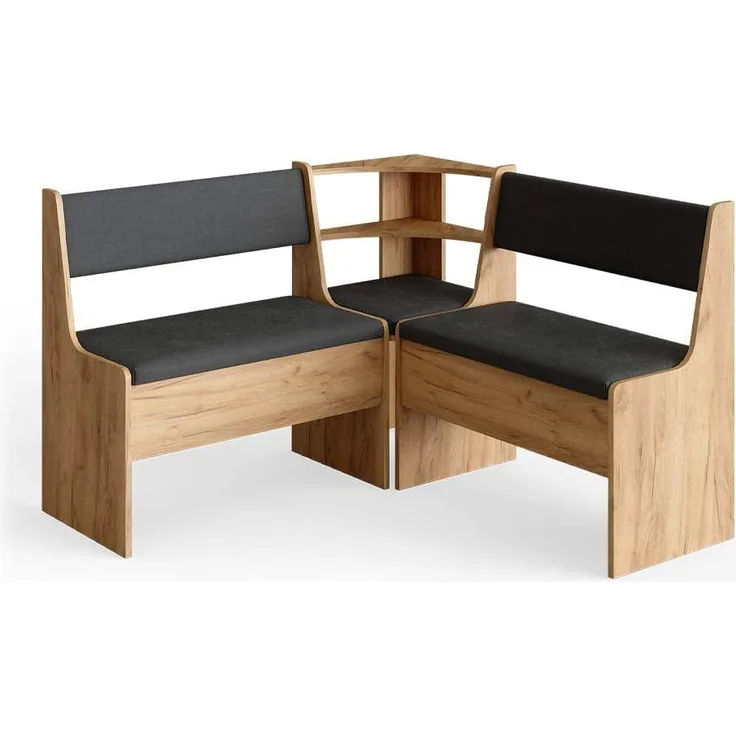 Esszimmer-Eckbank Roman Goldkraft Eiche 76.6 x 41.5 cm Vicco