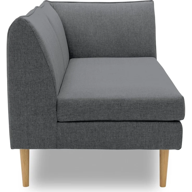 Gartenlounge Sofa 2-Sitzer Rechts Braelyn 159x82x82 Bezug in anthrazit – Bild 5