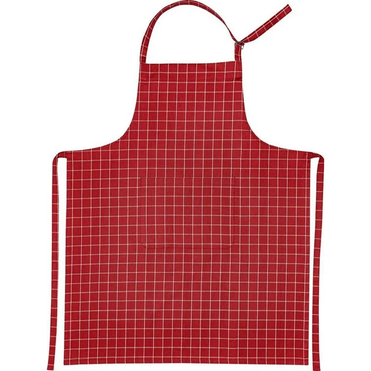Kracht Kochschürze Trockenperle, (Set, 1-tlg, 1-teilig), Nackenband und aufgesetzte Tasche ca. 70x90 cm Baumwolle