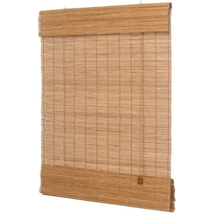 ventanara Raffrollo Bambus Raffrollo Bambusraffrollo Afrika Stil Holzrollo Seitenzugrollo – Bild 4
