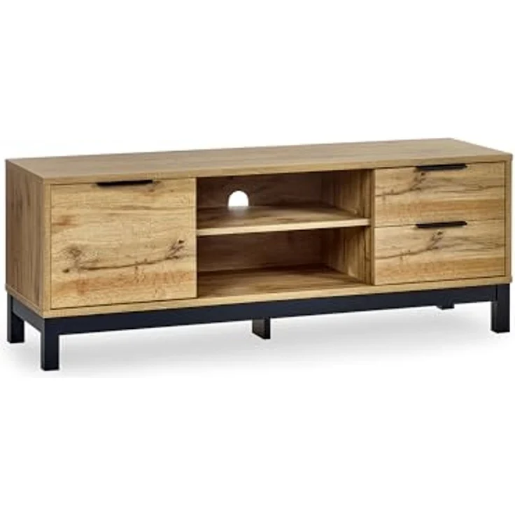 Julian Bowen Bali TV-Möbel, helle Eiche, Holzwerkstoff, 50 x 135 x 40 – Bild 2