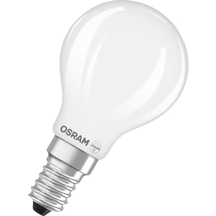 Osram LED Retrofit CLASSIC P in P-Form, LED-Lampe, Glas, Matt, 1,8 W, 250 lm, 2700 K, CRI 80 – Bild 1