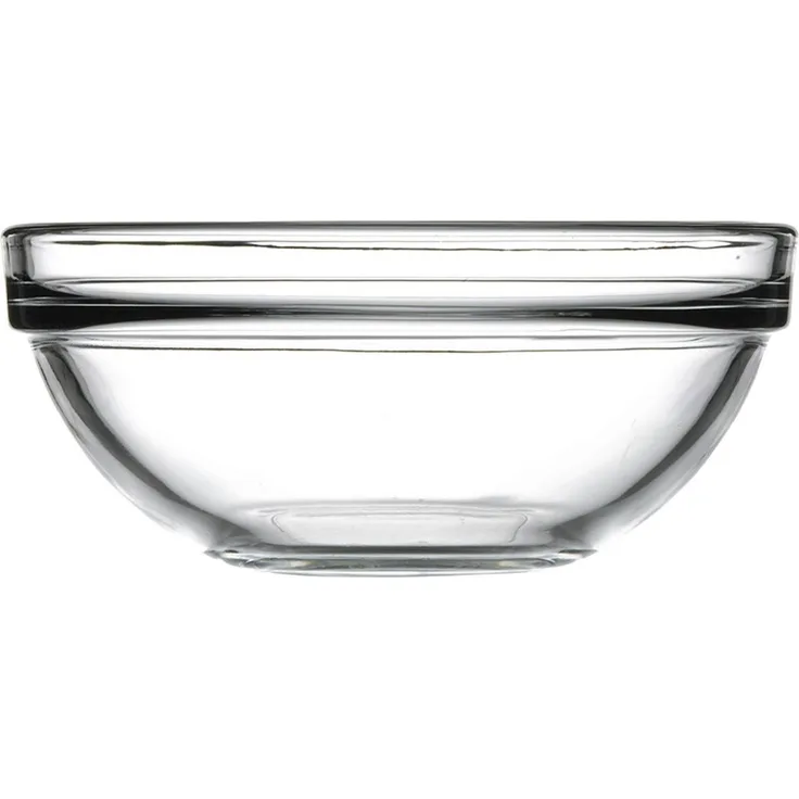 van Well Schale Chefs, 6 Stück, Glas, (Set, 6-tlg), stapelbar, spülmaschinen- und mikrowellengeeignet