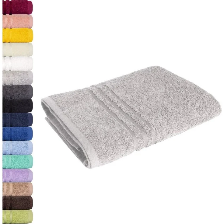 Lavea Saunatuch 80x200 cm, Frottierserie Elena, Silber – Bild 5