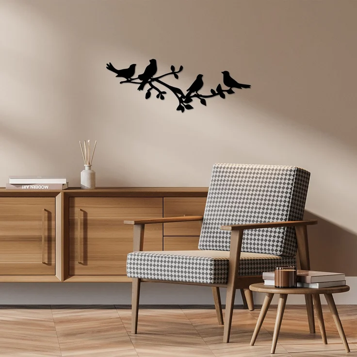 Wallity Wanddekoobjekt 100% METAL (Thickness: 1,5 mm), 70 x 26 cm L2254 – Bild 1