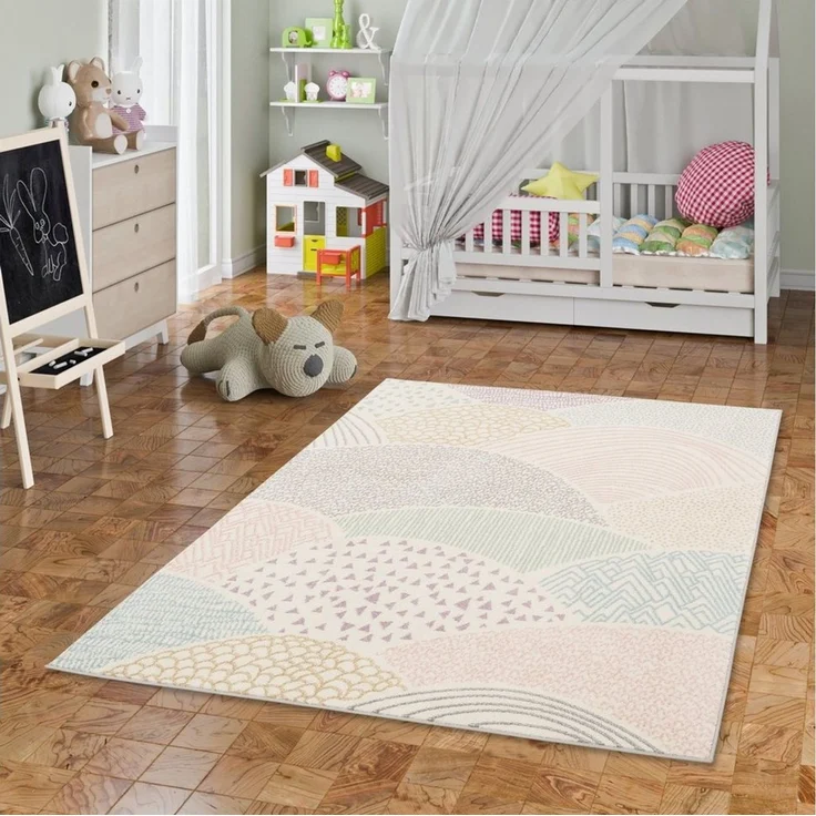 Pergamon Kinderteppich Kinder Teppich Softstar Kids Fantasy Bunt, Rechteckig, Höhe: 11 mm – Bild 5