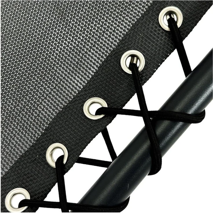 DEGAMO Relaxsessel NIZZA, Kunstgewebe schwarz 2*1, stufenlos verstellbar, faltbar – Bild 3