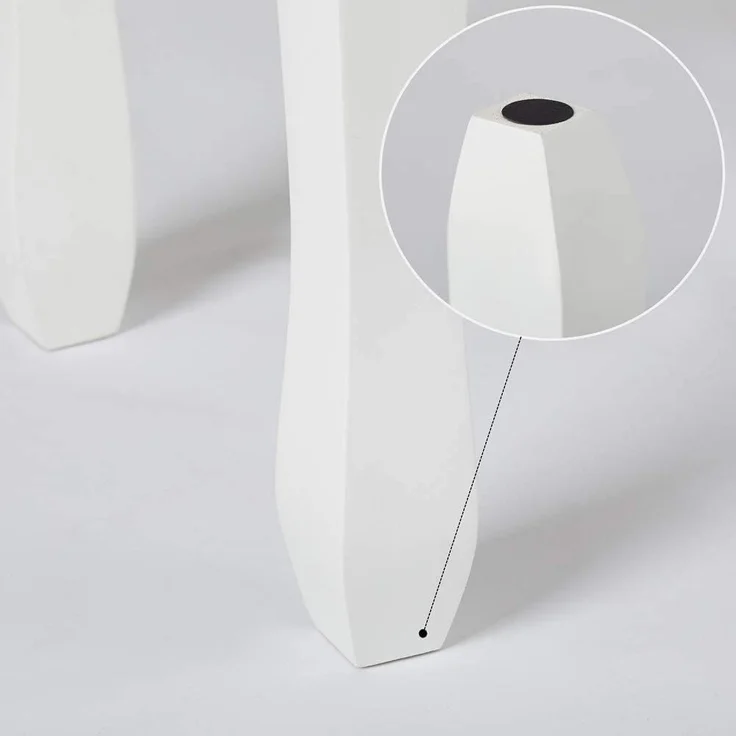 Mondeer Hocker Schminktisch, Schminkhocker, Sitzhocker Gepolstert, Rosenmuster Klavierhocker MDF Holz für Ankleidezimmer Schlafzimmer Eingang Flure, Weiß – Bild 4