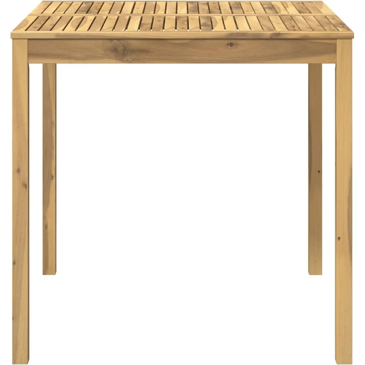 vidaXL Gartenbar-Tisch LAREN Weiß gewaschen 110 x 108,5 x 105 cm 901722 – Bild 3
