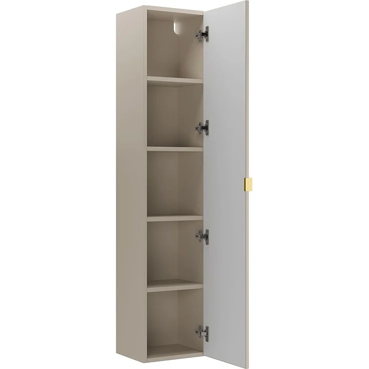 Vente-unique - Hängende Badezimmersäule - Beige - H140 cm - ONDIL – Bild 5