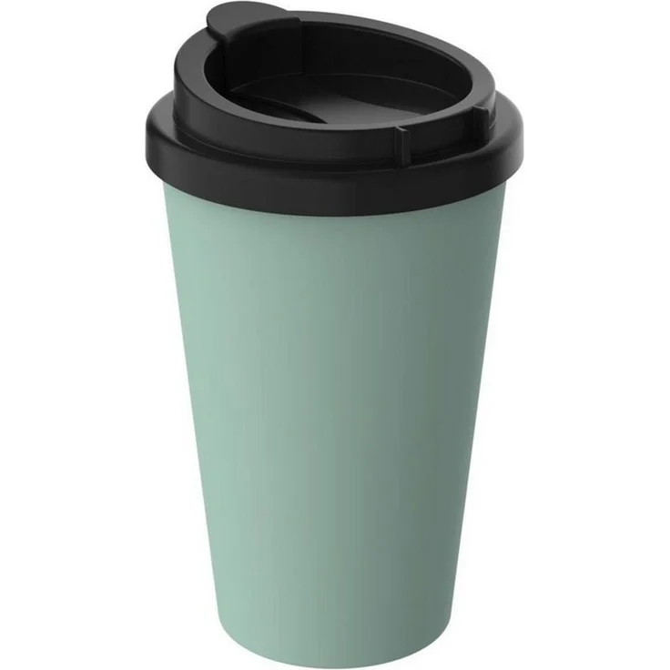 elasto Coffee-to-go-Becher 350 ml Kaffeebecher To Go doppelt isolierter Becher, Made in Germany, BPA-frei, Teebecher, Coffee Mug, recycled Becher – Bild 1