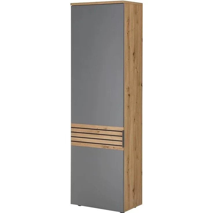 moebel-dich-auf Garderoben-Set MAILAND, (Komplett-Set, Garderobenschrank + Paneel + Bank + Spiegel + Schuhkommode), erhältlich in 2 Farbkombinationen – Bild 3