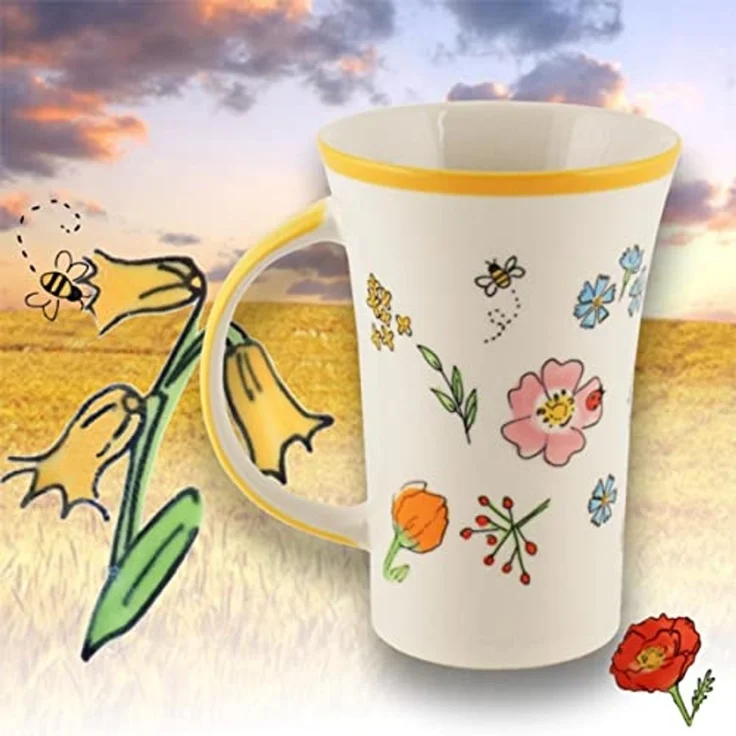 Mila Becher Mila Keramik-Becher Coffee-Pot Lovely Flowers, Keramik – Bild 6