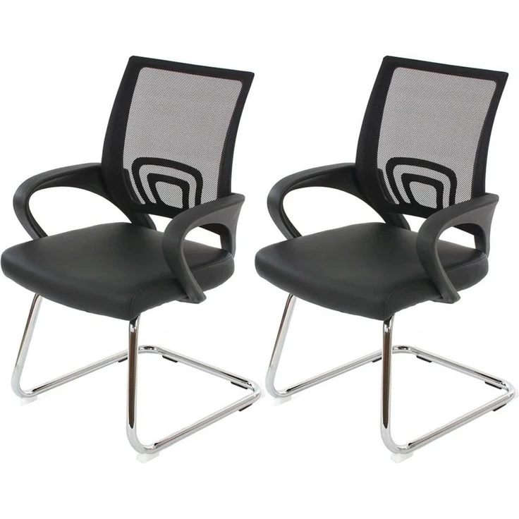 MCW 4-Fußstuhl Afragola-2 (Set, 2 St), 2er-Set, Ergonomisch geformte Rückenlehne, Leicht abwaschbar – Bild 1