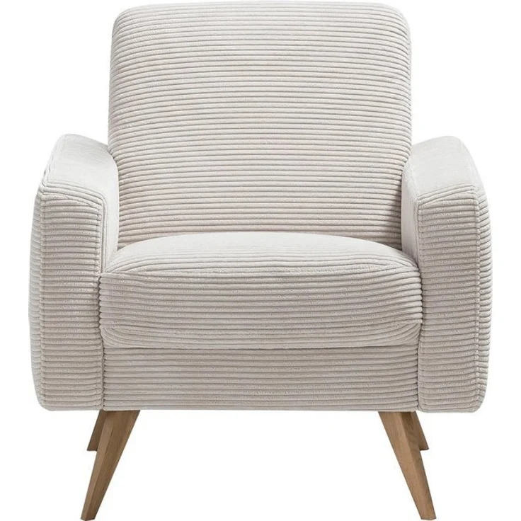 exxpo - sofa fashion Sessel Samso, Loungesessel, elegant und bequem, aktueller Cord Bezug – Bild 4