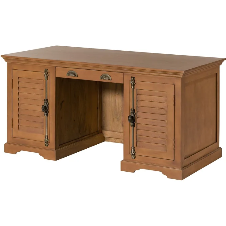 Schreibtisch Mango 160 x 80 x 76 beige geölt TOULOUSE #20