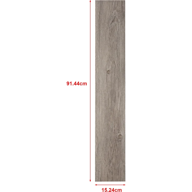 neu.holz Vinylboden Vanola Laminat Selbstklebend rutschfest Antiallergen Bodenbelag PVC-Platten 5,85 m² Grey Alaska Oak – Bild 3