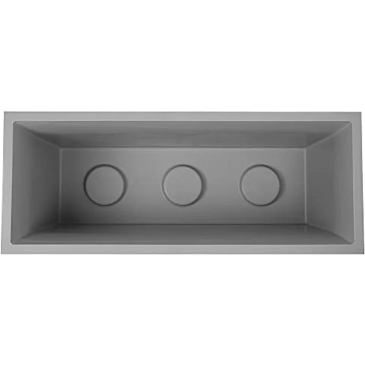 ONDIS24 Pflanzkübel Blumenkübel Blumentopf Vulkan 100cm Vulkan/Basalt Optik, mit Wasserspeicher Pflanzenkasten winterfest, 100 x 40 x 43,5 (H) cm – Bild 4