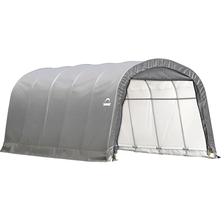 ShelterLogic Folien Zeltgarage Gerätehaus | Grau |