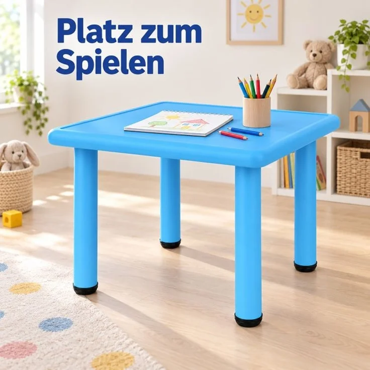 Relaxdays Kindertisch Indoor & Outdoor – Bild 3