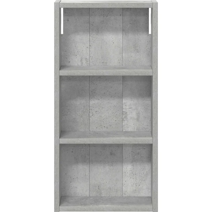 vidaXL Badezimmer-Wandschrank mit Regal Betongrau 30 x 10 x 60,5 cm 889322 – Bild 4