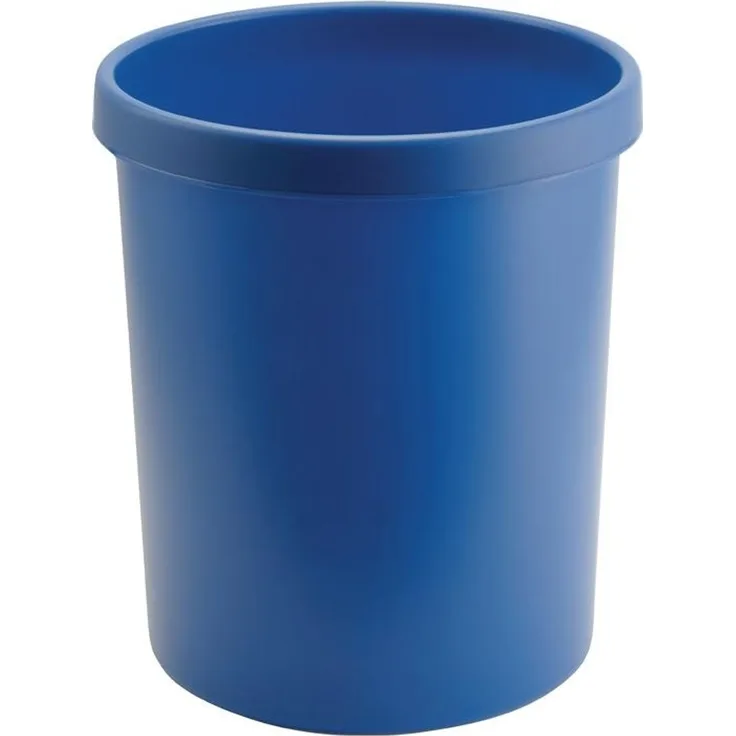 Helit Papierkorb rund 30l blau