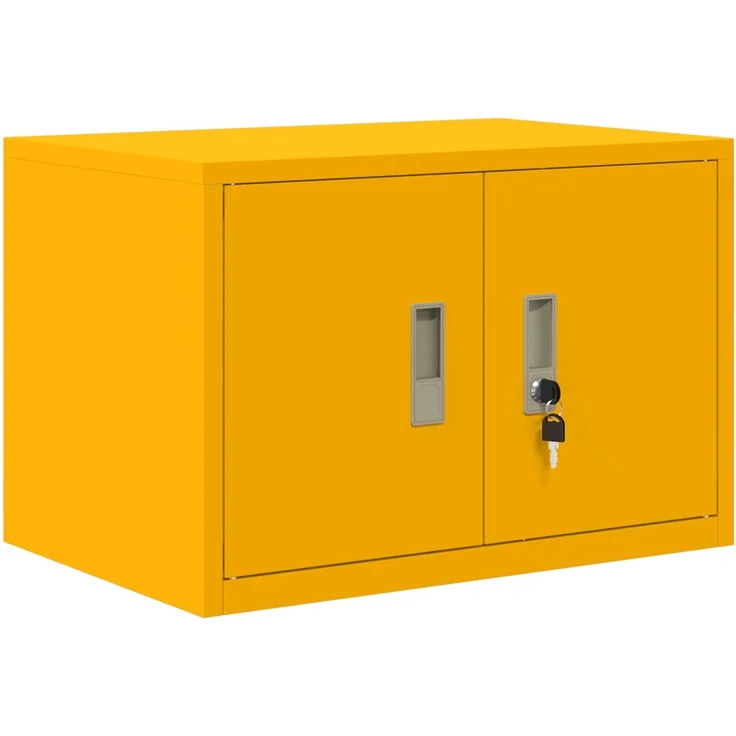 vidaXL Aufbewahrungsschrank 2 stk. Senfgelb 60 x 40 x 180 cm Stahl 3438702 – Bild 6