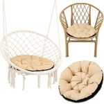 Amazinggirl Palettenkissen Hängesessel Kissen 60 cm Outdoor - Stuhlkissen Papasansessel