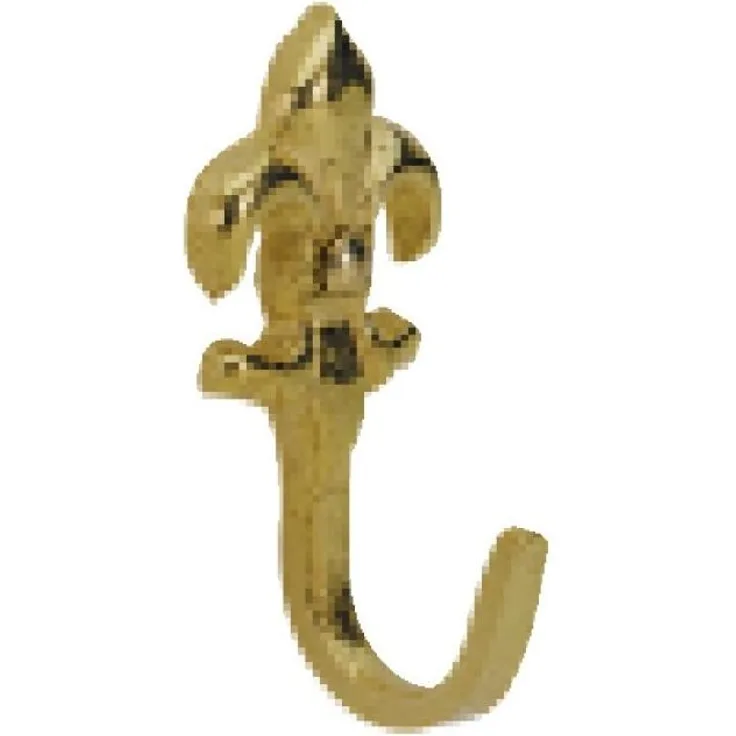 Hettich Zierhaken 42 x 20 x 20 mm Zinkdruckguss antik gold - 2 Stück