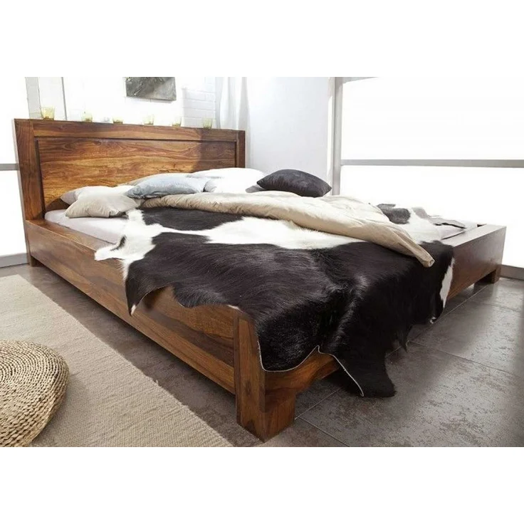 Bett Sheesham 160x200x90 life honey lackiert METRO LIFE #136 – Bild 2