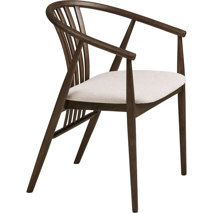 Esszimmerstuhl >Agustin< (1 stk) in Eiche geräuchert - 57x78x54 (BxHxT) – Bild 4