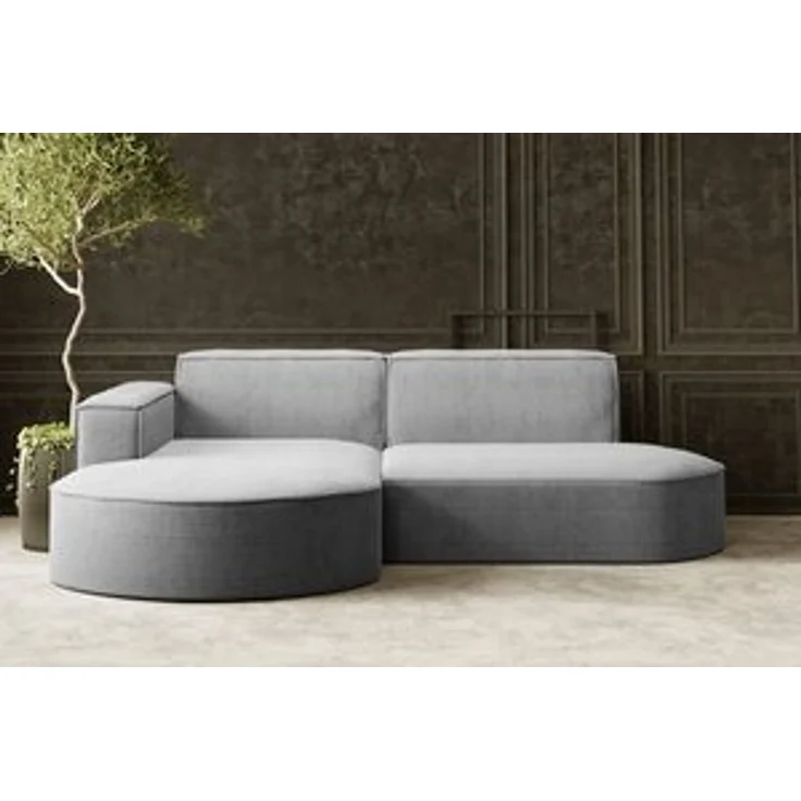 Kaiser Möbel Ecksofa Designer MODENA STUDIO L stoff Poso, Neve, Quelle – Bild 6