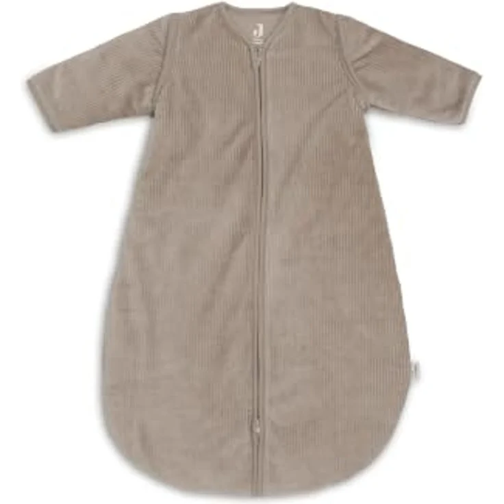 Jollein Schlafsack Baby Rund - 70 cm - 2.5 bis 3.5 TOG - Abnehmbare Ärmel - Winterschlafsack - Auch für Frühling & Herbst - Rib Milky Coffee – Bild 1