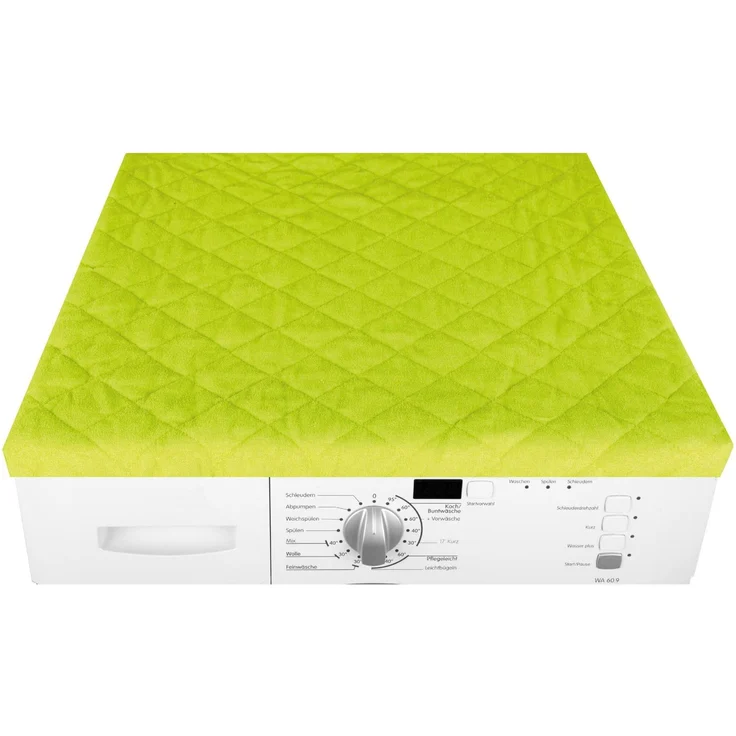 Waschmaschinenbezug 60x60cm, Trocknerbezug in vielen vers. Farben Apfelgrün – Bild 2