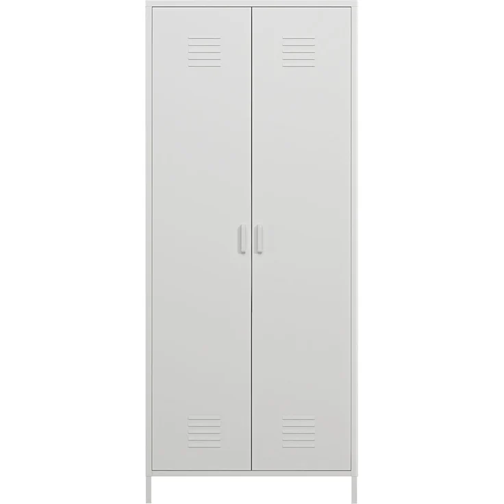 Kleiderschrank Seinäjoki 180x76x50 cm Weiß [en. casa] – Bild 6